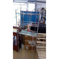 MEUBLE TOILETTES CHROMÉ 