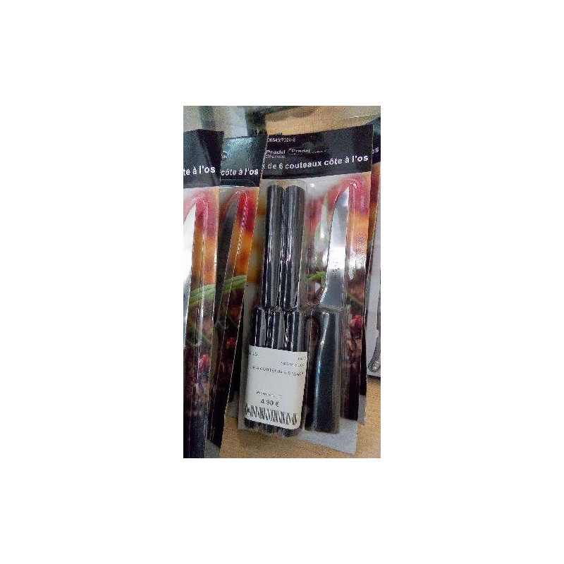LOT DE 6 COUTEAUX A STEACK