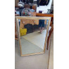 MIROIR RECTANGLE DORÉ À LA FEUILLE 