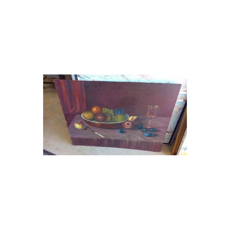 NATURE MORTE COUPE DE FRUITS