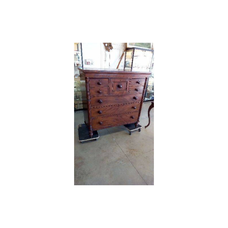 COMMODE ÉCOSSAISE ACAJOU