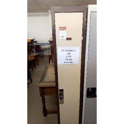 VESTIAIRE 1 PERS AVEC CLÉ