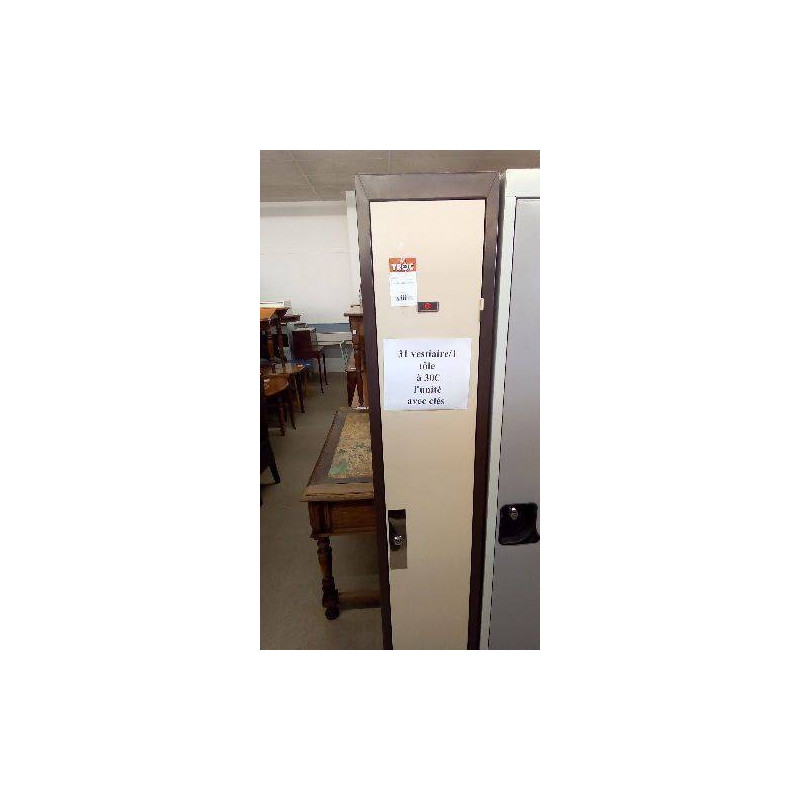 VESTIAIRE 1 PERS AVEC CLÉ