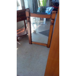 MIROIR BOIS  EN L ÉTAT