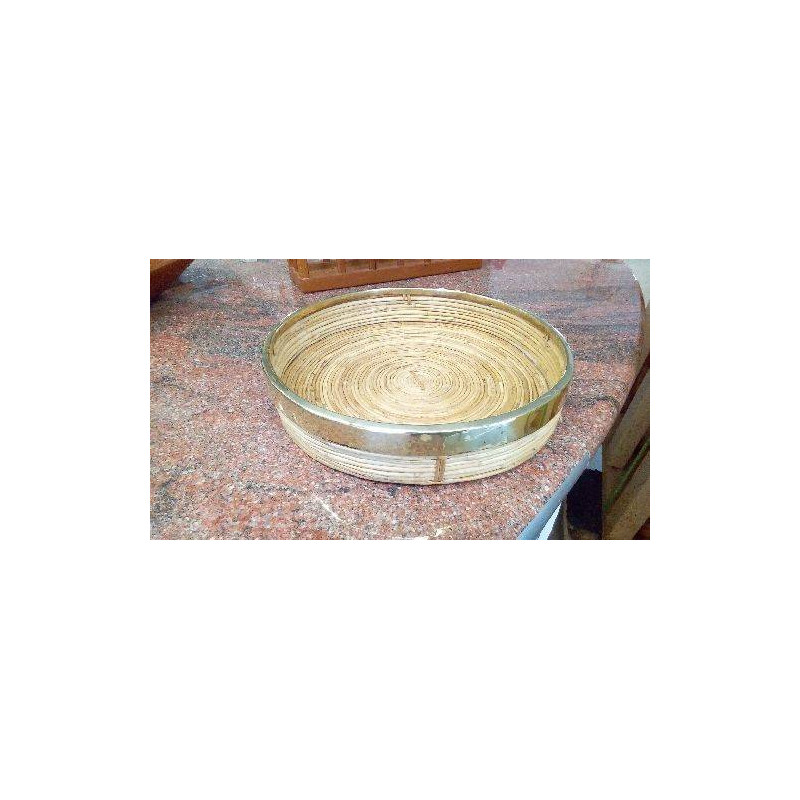 PLAT DECO ROND TRESSÉ