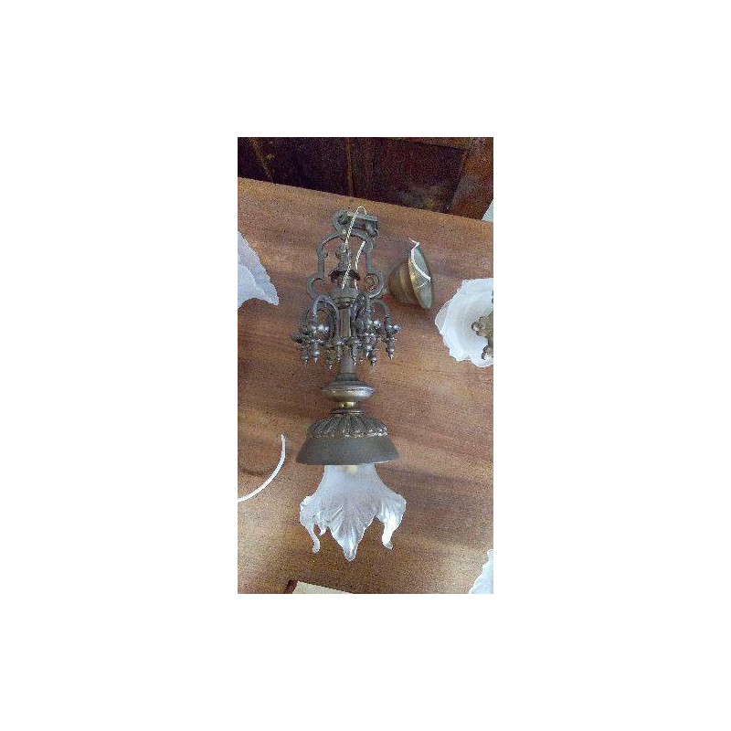 SUSPENSION LAITON FLEURS