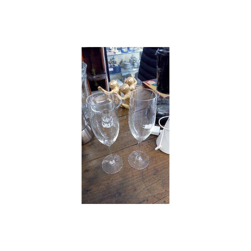 FLÛTES VERRE LA PAIRE