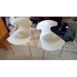 PAIRE DE CHAISES DESIGN...