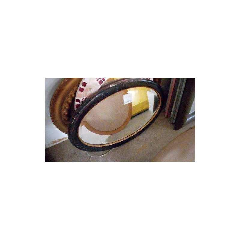 MIROIR OVAL BISAUTÉ
