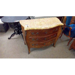 COMMODE 3 TIROIRS MARQUETÉE...