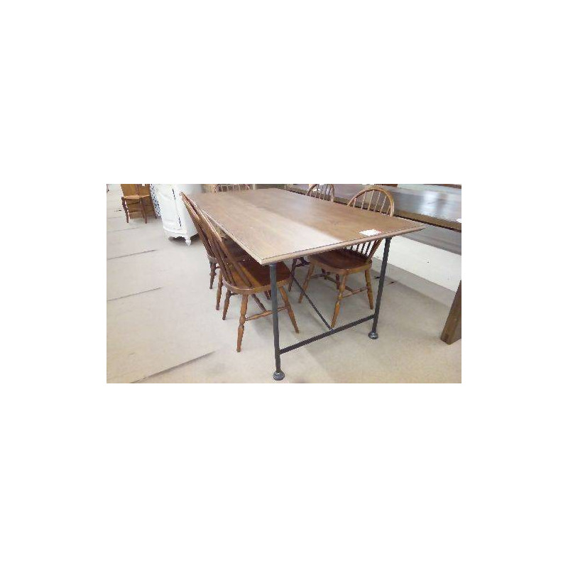 TABLE STYLE INDUSTRIEL DESTOCK  180X90