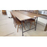 TABLE STYLE INDUSTRIEL DESTOCK  180X90
