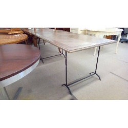 TABLE STYLE INDUSTRIEL DESTOCK  180X90