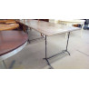 TABLE STYLE INDUSTRIEL DESTOCK  180X90