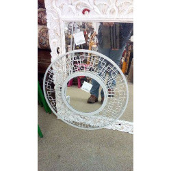 MIROIR ROND METALLIQUE