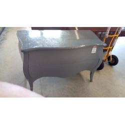 COMMODE MODERNE GRISE À REVOIR