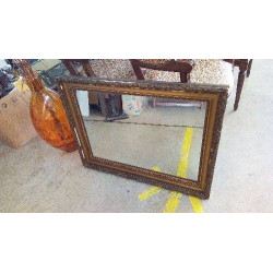 MIROIR DORÉ EN L\'ÉTAT