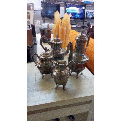 SERVICE À THÉ/CAFÉ MÉTAL...