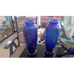 PAIRE DE VASES DE CHEMINÉE...