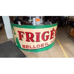 TÔLE PUBLICITAIRE FRIGECO...