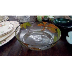 COUPE À FRUITS PEINTE