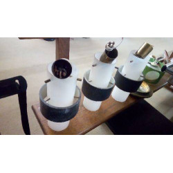 LOT DE 3 LUMINAIRES VINTAGE