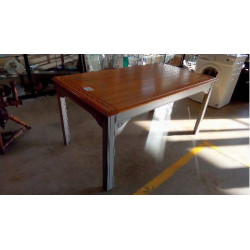 TABLE BOIS BICOLORE