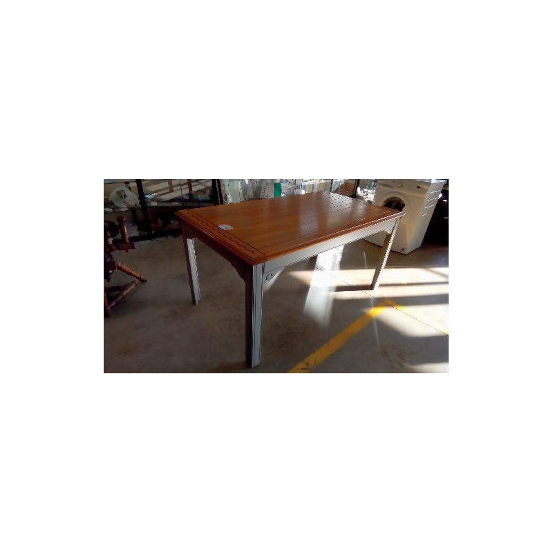 TABLE BOIS BICOLORE