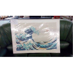 REPRO CARTE VAGUE HOKUSAI...