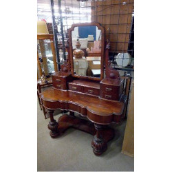 COIFFEUSE ANGLAISE ACAJOU 