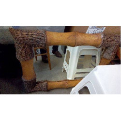 MIROIR FAÇON BAMBOU