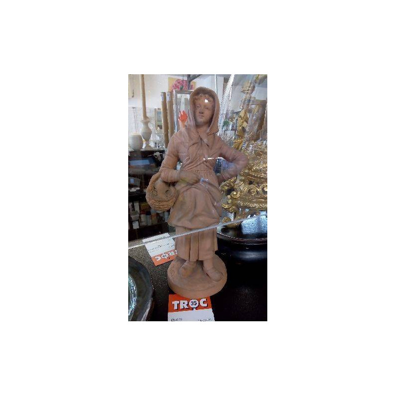 STATUETTE TERRE CUITE A.DELANDRE