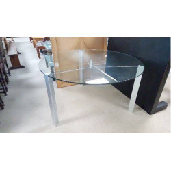 TABLE DESIGN VERRE RONDE 6...