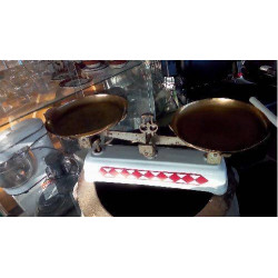 BALANCE ROBERVAL ÉMAILLÉE