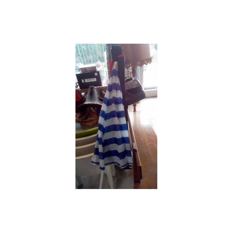 PARASOL BLEU BLANC