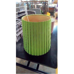 PLAFONNIER PLISSÉ VERT