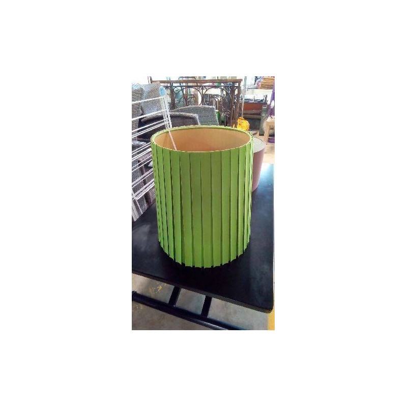 PLAFONNIER PLISSÉ VERT