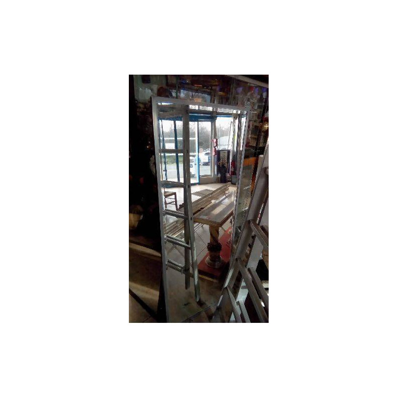 MIROIR BISAUTE CADRE MÉTAL 160 X65