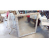 MIROIR BLANC COQUILLAGES