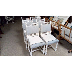 LOT DE 6 CHAISES HENRI II...