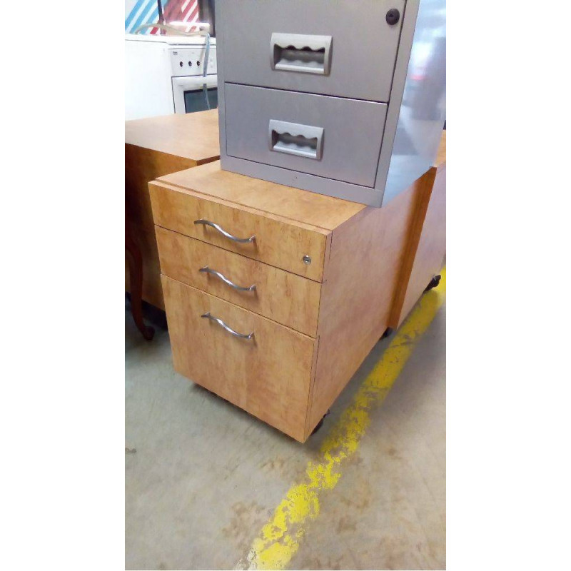 CAISSON DE BUREAU PLACAGE BOIS