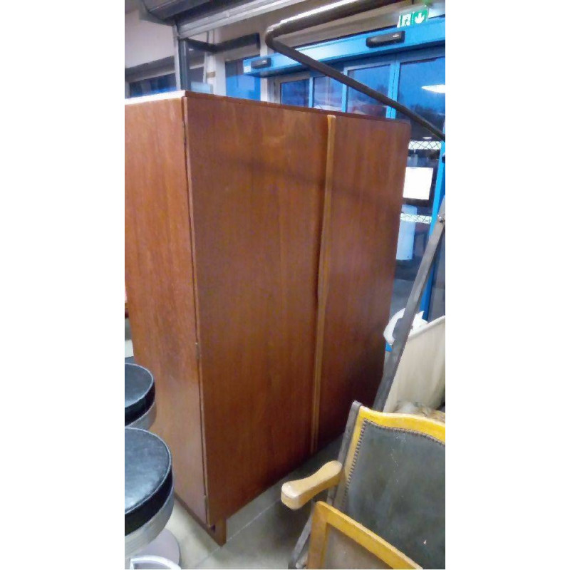 ARMOIRE VINTAGE LEBUS -POIGNÉES VAGUES