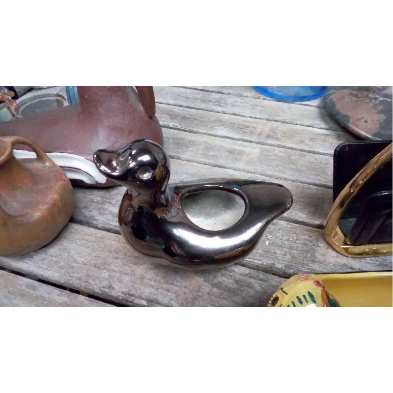 CANARD FAÏENCE IRISÉE