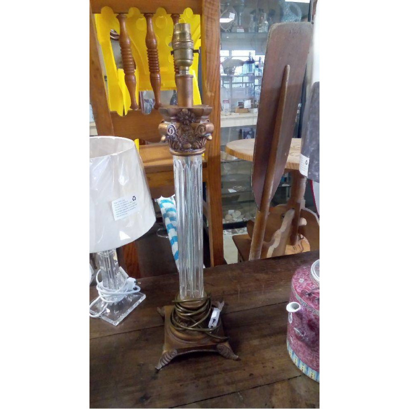 GRANDE LAMPE FÛT VERRE