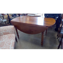 TABLE À VOLETS MERISIER 1M40