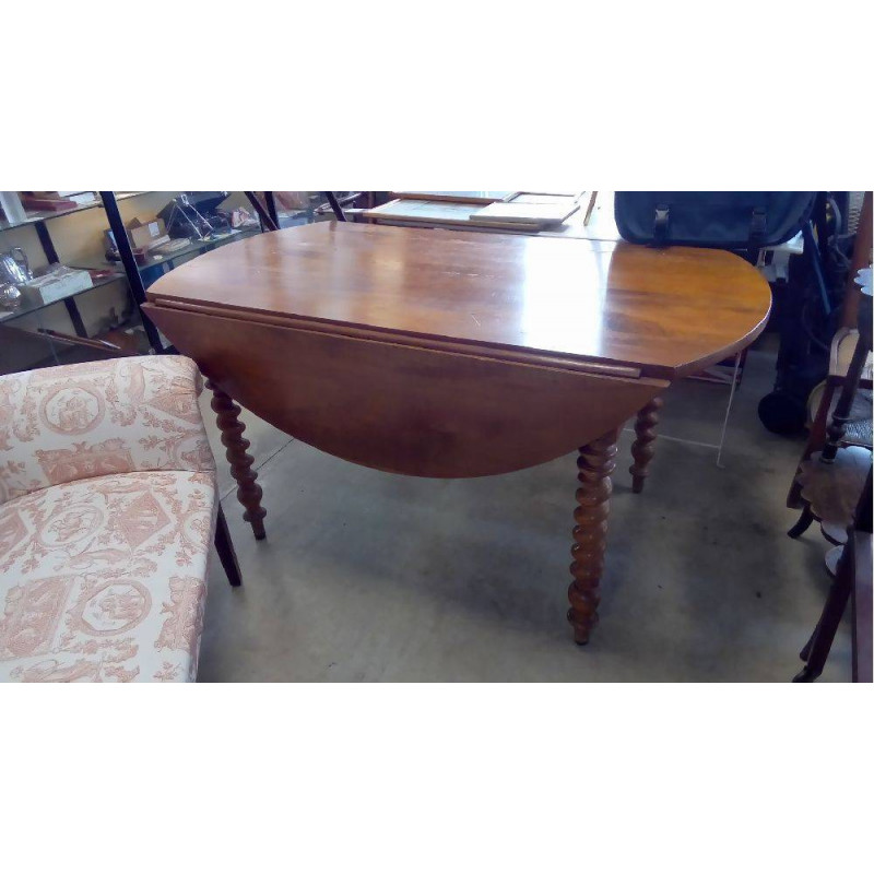 TABLE À VOLETS MERISIER 1M40