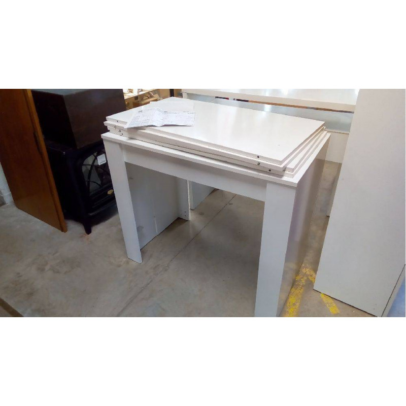 TABLE EXTENSIBLE 4 ALLONGES MÉLAMINÉE