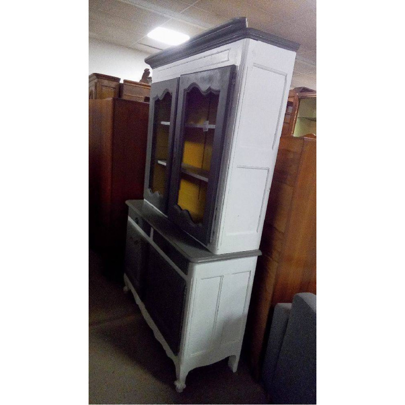 BUFFET PATINÉ GRIS 1 CLÉ