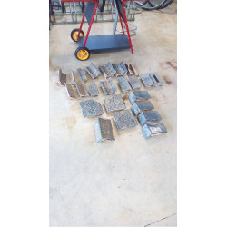 ENSEMBLE DE TERRES CUITES VERNISSÉES POELE DE MASSE