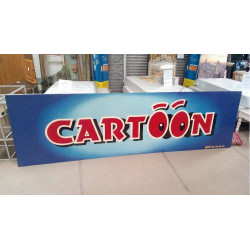PANNEAU CARTOON PEINT EN...